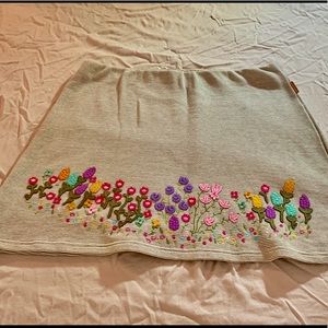 MMTY striped and flowery Skirt